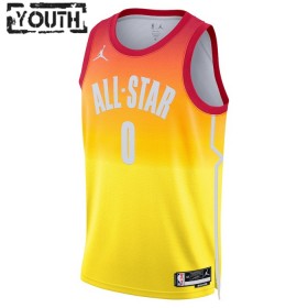 NBA Børn Trøje All-Star 2023 Team 2 Jayson Tatum 0 Nike Orange Swingman